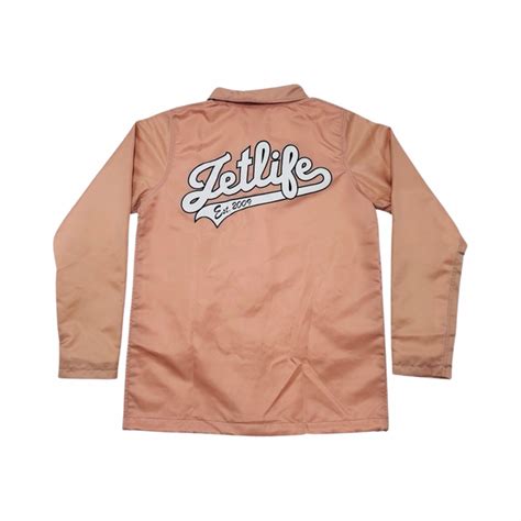 jet life apparel|jet life courtside coach jacket pink.